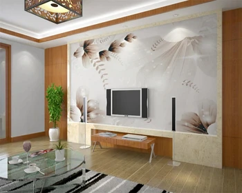 Beibehang обои на заказ лилии, 3D фотообои фотообои спальня гостиная телевизор обои для стен 3d papel de parede