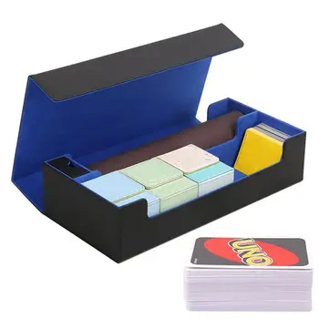 Коробка для хранения карт Коробки для хранения спортивных карт с магнитной застежкой Держатель для карт Спортивные карты Разделители стандартного размера