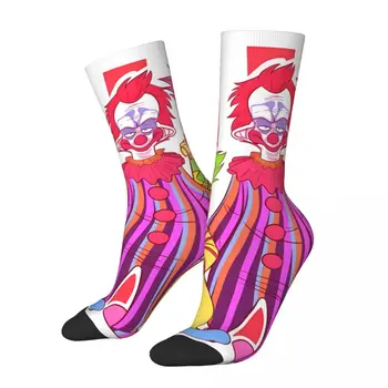 Art Station Исследуйте мужские носки Клоуны-убийцы из космоса Фильм Унисекс Уличный стиль Бесшовный печатный носок для экипажа Подарок для мальчиков