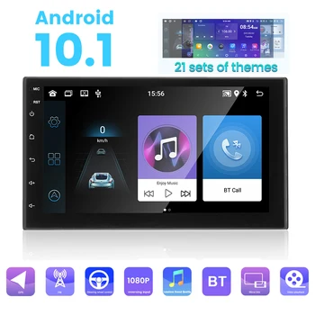 Автомагнитола 2 Din Android 10.0 Универсальная 7-дюймовая GPS-навигация WiFi Bluetooth для мультимедийного плеера Volkswagen Nissan Hyundai Toyota
