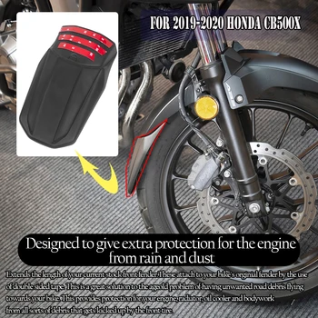 CB500X Удлинитель брызговика для 2019 2020 Honda CB 500X Брызговик Удлинитель переднего крыла Колесо Колесо Hugger Аксессуары для мотоциклов