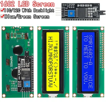 ЖК-модуль Синий Зеленый экран IIC/I2C 1602 для Arduino 1602 LCD UNO r3 mega2560 LCD1602 LCD1602 I2C