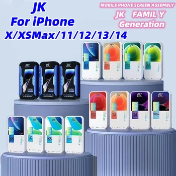 JK Качественный ЖК-дисплей для iPhone X XS XR 11 11ProMax 12 12ProMax 13 ЖК-дисплей с сенсорным экраном Дигитайзер Запасные части Нет битых пикселей