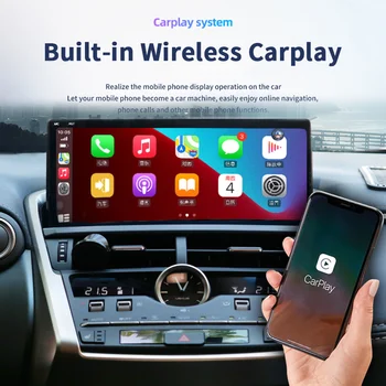 Мультимедийное видео для Lexus NX200t NX300h NX 2018 NX300 6 ГБ + 128 ГБ стерео Android 13 Автомагнитола 2Din CarPlay Стерео GPS-плеер