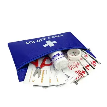  портативная сумка для лекарств Легкая водонепроницаемая компактная сумка для экстренной помощи Запасы безопасности 12 шт./компл. Аптечка для путешествий