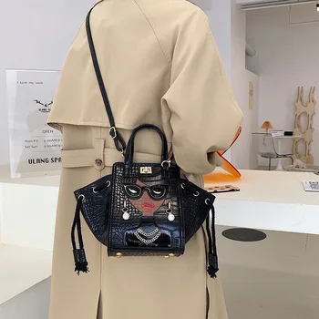 Дизайнерская роскошная сумка Высококачественная сумка через плечо для женщин 2023 Кошельки Сумки через плечо Модная сумка Сумка Мультяшная девочка Большая сумка