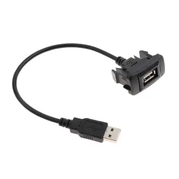Сменный USB-кабель Разъем адаптера для зарядки AUX для HILUX