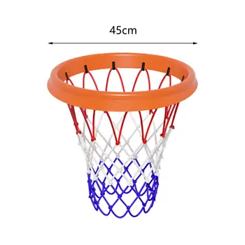  Баскетбольное кольцо Сетка Подвесная Съемная Прочная Сетка Обод Ворот Защита от атмосферных воздействий