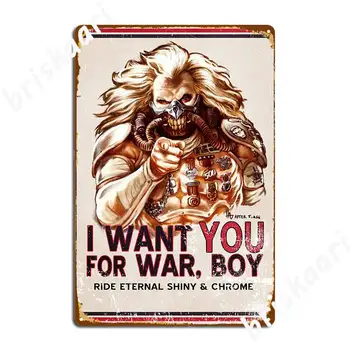 Я Хочу Тебя Для Войны Мальчик Темные Цвета Металлическая Табличка Плакат Проектирование Гараж Украшение Клуб Бар Стена Паб Жестяная Вывеска Плакаты