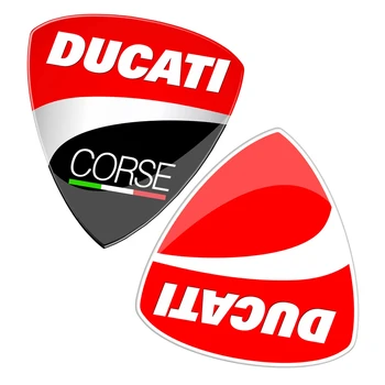  мотоцикл 3D гель для Ducati Corse Наклейка 3 D наклейка шлем эмблема