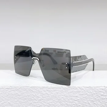 2024 Fancy Resin Rimless Hot Trending Products МОДНЫЕ солнцезащитные очки для женщин Винтажные солнцезащитные очки Retro Brand Designer Woman UV400