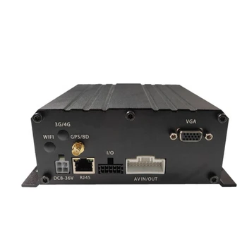 4-канальный HDD GPS мобильный видеорегистратор с системой ADAS DMS