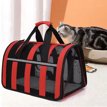 Портативная сумка на одно плечо для домашних животных, прогулка с домашними животными, сумочка для собак щенка и котенка, сумка для переноски, дышащая переноска для T