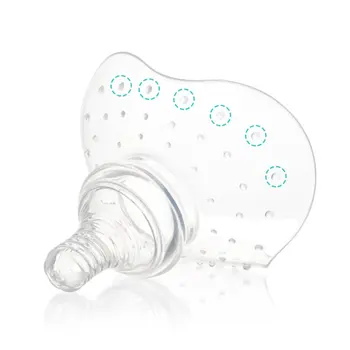 Силиконовая контактная накладка на соску с футляром для переноски для грудного вскармливания Массажные гранулы Материнский треугольник Лепесток Дизайн лепестков