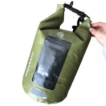 Sky Feather Gear Пляжный рафтинг Серфинг Водонепроницаемая сумка-ведро с мобильным телефоном Водонепроницаемый рюкзак на открытом воздухе