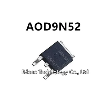 10 шт./лот НОВЫЙ D9N52 AOD9N52 TO-252 9A/520V N-канальный полевой транзистор MOSFET