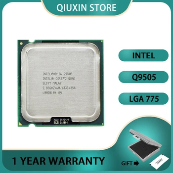 Процессор Intel Core 2 Quad Q9505 2,8 ГГц Четырехъядерный четырехъядерный процессор LGA 775 6 млн 95 Вт