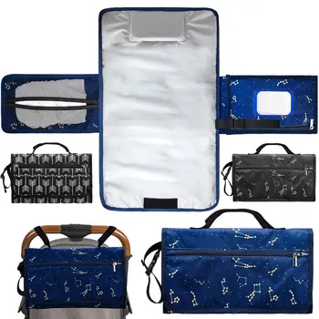 Пол Детская сумка для подгузников Водонепроницаемый портативный дорожный органайзер для подгузников Складной моющийся игровой коврик для новорожденных на открытом воздухе