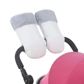 Перчатки для коляски Аксессуары для коляски Непромокаемые толстые аксессуары для детских колясок Зимние перчатки для коляски