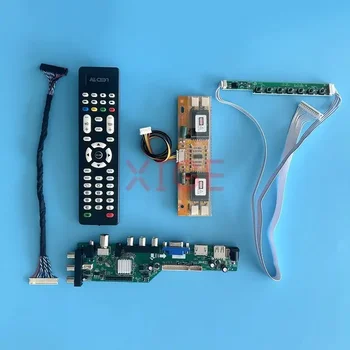 для M190EG01 M190EG02 M170EG01 M170EG02 комплекта платы драйвера DVB сигнальный цифровой USB+HDMI+VGA+AV+IR LVDS-30-контактный экран 4CCFL 1280*1024