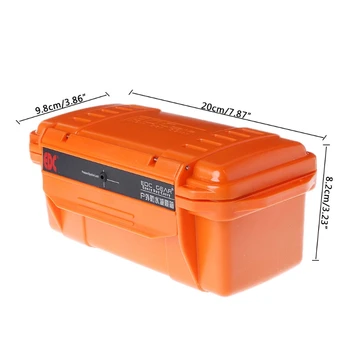 Ящик для инструментов для инструментов безопасности ABS Пластиковый ящик для хранения инструментов Инструмент для CASE Открытый чемодан Герметичные контейнеры H8WE