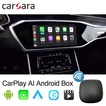 Универсальный проводной CarPlay Ai Потоковая коробка Беспроводной Android Автомодуль Netflix Youtube Видео Музыкальный плеер Телефон MirrorLink Устройство