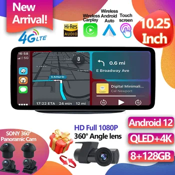 Для Benz B W246 2012-2018 10,25 дюйма Android 12 с сенсорным экраном Автомобильные аксессуары Авто Carplay Мониторы Аудио Радио Мультимедийный плеер