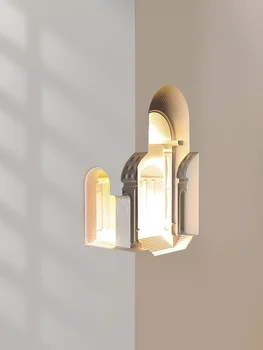 Настенный светильник Флорентийское здание, ниша, угол, коридор, лестница, индукционный светильник, угловая лампа, встроенная гипсовая лампа