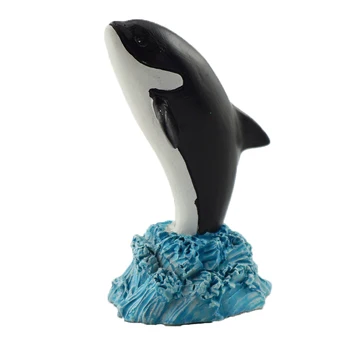 смоляная фигура умственный психологический песок настольная игра коробка корт терапия морское животное кит