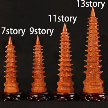 7 9 11 13 слой 3D модель персиковое дерево вэньчан пагода башня статуя сувенир подарок фэн-шуй украшение дома ремесло