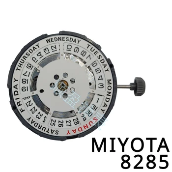 Новый MIYOTA 8285 Движение вверх и вниз Двойной календарь 3стрелки 8285 Механический механизм Часы Аксессуары