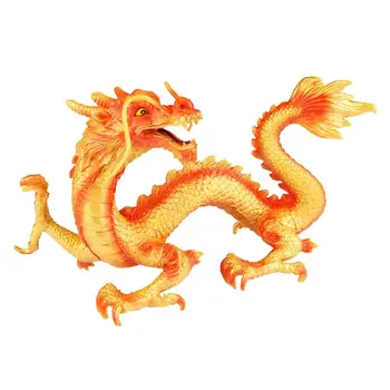 Китайская фигурка дракона Игрушка Китайский зодиак Статуя дракона Образовательная фэнтезийная игрушка Год Дракона Талисман