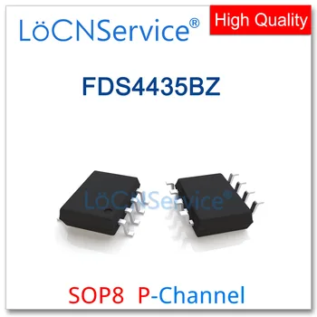 LoCNСервис 50 шт. 500 шт. FDS4435BZ SOP8 FDS4435 Высококачественный P-канал 30 В