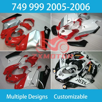  Комплект обтекателя в горячем стиле для Ducati 749 999 2005 2006 Части кузова Бесплатно Изготовленные на заказ комплектные обтекатели компонентов мотоцикла 05 06