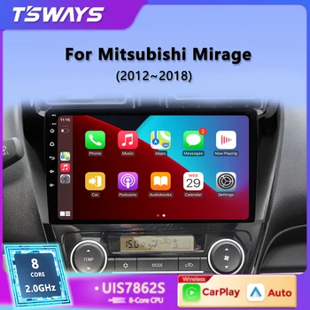 tsways L6Pro 2 DIN Android 12 Автомагнитола Multimidia для MITSUBISHI Mirage Spacestar Attrage 2012-2018 GPS навигация Carplay 2din
