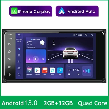 Android 13 Авто Радио Стерео Apple Carplay GPS Navi WiFi Мультимедийный плеер для Toyota Corolla Camry Vios Crown Hiace Previa RAV4