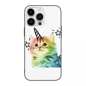 Awesome I Am So Meowgical Unicorn Cat Чехол для телефона iPhone 14 13 Pro Max Plus Mini Soft TPU Задняя крышка