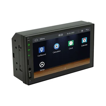 7-дюймовый автомобильный сенсорный экран проводной CarPlay Android Авто Портативное радио Bluetooth MP5 FM-приемник Аудио Хост