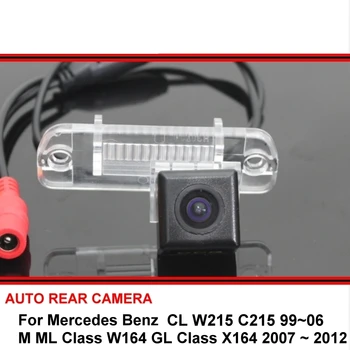 рыбий глаз для Mercedes Benz M ML W164 GL X164 CL W215 C215 Парковка Камера заднего вида CCD HD Автомобильная камера заднего вида Камера заднего вида