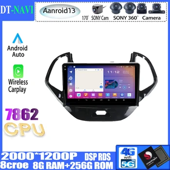 Android 13 для Ford FIGO KA 2015-2020 Автомагнитола Мультимедийный видеоплеер Навигация GPS No 2din 2 din dvd