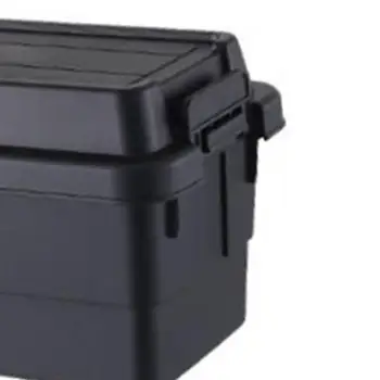 2/3 Кемпинговый ящик для хранения Прочный контейнер для хранения с защелкивающейся крышкой Небольшой футляр для хранения