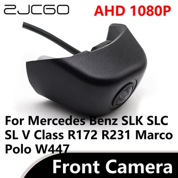 ZJCGO AHD 1080P 170° Слепая зона Рыбий глаз Объектив Автомобильная фронтальная камера для Mercedes Benz SLK SLC SL V Class R172 R231 Marco Polo W447