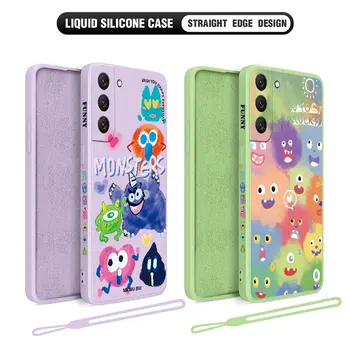 Чехол для телефона Cute Little Monsters для Samsung Galaxy S23 S22 S21 S20 Ultra Plus FE S10 S9 S10E Note 20 ultra 10 9 Plus