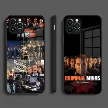 Criminals Minds Чехол для телефона из закаленного стекла для IPhone 13 12 11 Pro 14 Max Mini X XR XS Max 8 7 6s Plus SE 2020 Задняя крышка