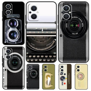 Чехол для фотокамеры в стиле ретро для OPPO Reno 10 Pro 4 5 6 7 8 Lite 8T 4Z 5Z OPPO Find X5 Lite X2 X3 Neo X6 Pro Чехол