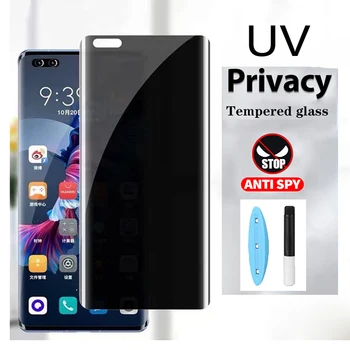 Anti Spy Privacy Защитная пленка из закаленного стекла для экрана Samsung Galaxy S23 S22 S21 S20 Ultra Note 8 9 20 10 S8 S9 S10 Plus УФ-стекло