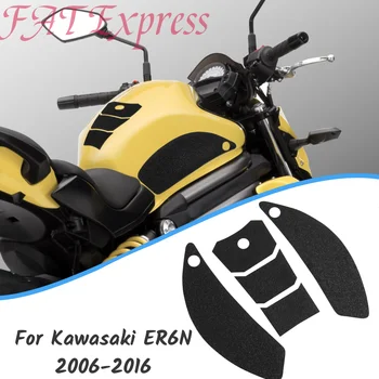 ER6N Протектор Бака Для Kawasaki ER-6N ER 6N 2006-2016 2015 Мотоцикл Наклейка Наклейка Газ Топливо Колено Ручка Тяга Боковая накладка
