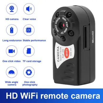 Q7 1080P Wifi Мини-камера DV DVR Регистратор Маленькая камера Инфракрасная камера ночного видения Беспроводная IP-камера Видеокамера Защита