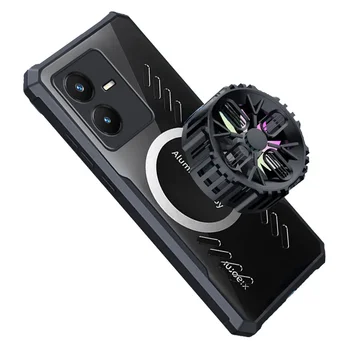  Gamer Чехол для телефона VIVO Y22s 4G Графеновая крышка для рассеивания тепла Восемь отверстий Дышащий прозрачный тонкий корпус