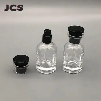 пустой многоразовый флакон для духов 30 мл портативный контейнер для распылителя парфюма цилиндрическая суббутылка для путешествий стеклянная бутылка для образцов